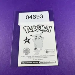 Pokemon Weezing Merlin Sticker Holo S17 Prism Series 2 Vintage Sticker - Image 5