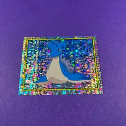 Pokemon Lapras Merlin Sticker Holo 115 Prism Series 2 Vintage Sticker - Image 1