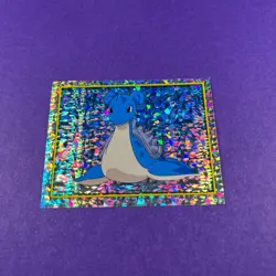 Pokemon Lapras Merlin Sticker Holo 115 Prism Series 2 Vintage Sticker - Image 2