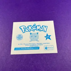 Pokemon Lapras Merlin Sticker Holo 115 Prism Series 2 Vintage Sticker - Image 3