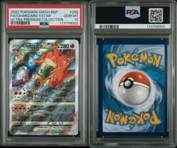 2022 Pokemon Black Star Promo Charizard VSTAR SWSH262 PSA 10 Gem Mint Full Art - Image 3