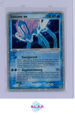 SUICUNE EX POKEMON 94 2004 EX TEAM MAGMA VS. TEAM AQUA ULTRA RARE HOLO GERMAN - Image 1