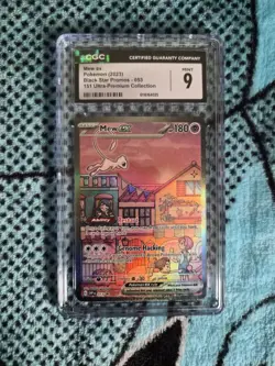 Pokemon Mew ex CGC 9 Black Star Promo Ultra-Premium Collection Holo 053 - Image 1