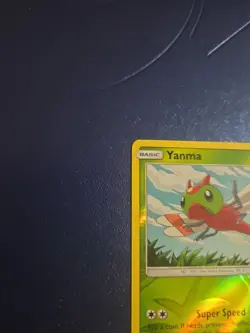 REVERSE HOLO Pokemon Sun & Moon Ultra Prism TCG Card Yanma 2/156 - Image 3