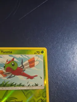 REVERSE HOLO Pokemon Sun & Moon Ultra Prism TCG Card Yanma 2/156 - Image 4