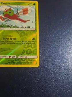 REVERSE HOLO Pokemon Sun & Moon Ultra Prism TCG Card Yanma 2/156 - Image 5