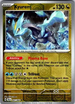 Pokemon | SFA | Kyurem | 047/064 | NM Reverse Holo - Image 1
