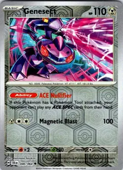 Pokemon | SFA | Genesect | 040/064 | NM Reverse Holo - Image 1