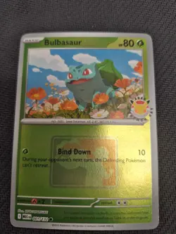Pokemon TCG Bulbasaur 001/132 Pokemon Day 2026 Promo Near Mint Reverse Holo - Image 3