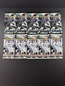 10x Pokemon Card Black Bolt & White Flare Booster Packs SV11B & SV11W Korean - Image 1
