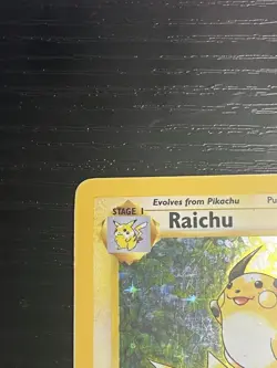 Pokemon TCG Raichu 014/102 Base Set Original Holo Rare Vintage WOTC 1999 HP - Image 3