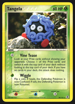 Tangela 30/112 EX FireRed & LeafGreen Pokemon Card Played - Image 1