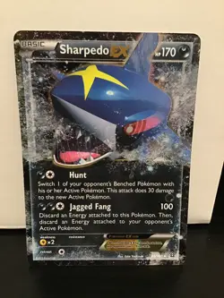 Sharpedo EX 91/160 Pokemon Primal Clash Ultra Rare Holo - Image 1