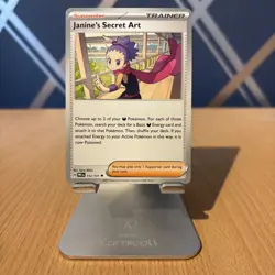 112/131 Janine's Secret Art : Uncommon Card : Prismatic Evolutions : Pokemon TCG - Image 1