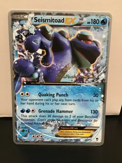 Seismitoad EX 20/111 2015 Pokemon World Championships Patrick Martinez - Image 1