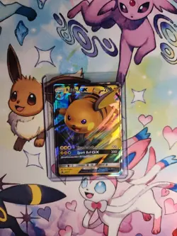 Raichu GX SM213 - NM Promo Rare Pokemon Card - Image 1