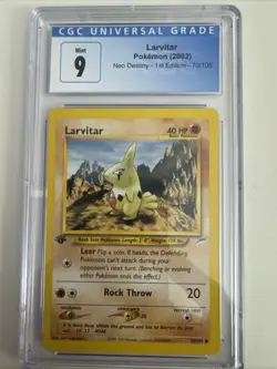 Pokemon Card - Larvitar 1st Edition Neo Destiny 70/105 Common - Image 2