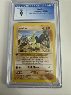 Pokemon Card - Larvitar 1st Edition Neo Destiny 70/105 Common - Image 3