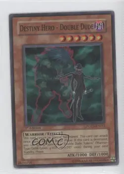 Destiny HERO - Double Dude 1st Ed. YuGiOh Power of the Duelist #POTD-EN012 READ - Image 1