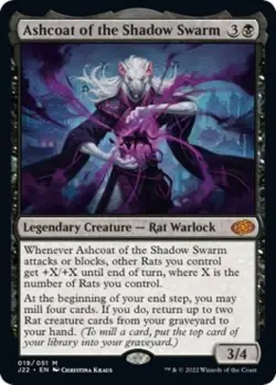 Ashcoat of the Shadow Swarm - Light Play MTG Jumpstart 2022 - Image 1