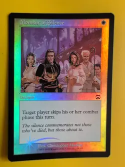 Moment of Silence Instant Mercadian Masques. FOIL. Magic the Gathering Card. - Image 2