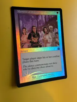Moment of Silence Instant Mercadian Masques. FOIL. Magic the Gathering Card. - Image 5