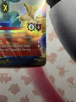 Disney Lorcana Lilo Causing an Uproar Holo Card 217/204 Enchanted Reign of Jafar - Image 3