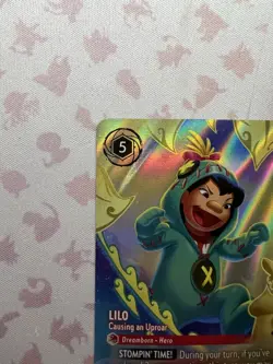 Disney Lorcana Lilo Causing an Uproar Holo Card 217/204 Enchanted Reign of Jafar - Image 5