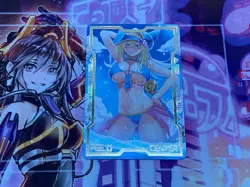 Dark Magician Girl DMG Yugioh Field Center Foil Card Holo Doujin Anime Waifu Hot - Image 1