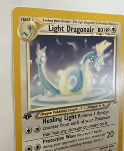 LIGHT DRAGONAIR 22/105 Neo Destiny 1st EDITION rare Pokemon TCG card NM+ CLEAN! - Image 2
