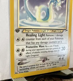 LIGHT DRAGONAIR 22/105 Neo Destiny 1st EDITION rare Pokemon TCG card NM+ CLEAN! - Image 3