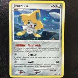 Pokemon Cards - Jirachi 7/111 - Rising Rivals - Holo LP - Image 1