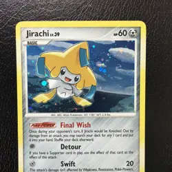 Pokemon Cards - Jirachi 7/111 - Rising Rivals - Holo LP - Image 2