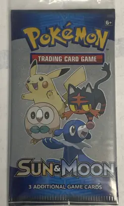 Pokemon Sun & Moon 3 Card Pack General Mills Cereal Promo 2017 - Image 1