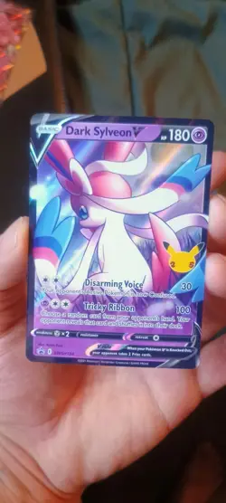 Dark Sylveon V SWSH134 SWSH Sword & Shield Promo Card Pokemon Celebrations NM - Image 1