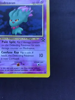 Pokemon Cards: Wizards Black Star Promo: Misdreavus 39 - Image 4