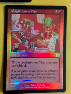 Magistrate's Veto x2 Enchantment Mercadian Masques FOIL Magic the Gathering Card - Image 3