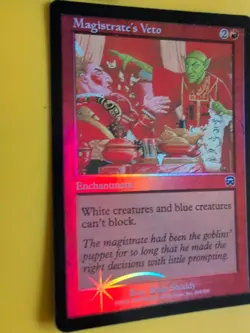 Magistrate's Veto x2 Enchantment Mercadian Masques FOIL Magic the Gathering Card - Image 4