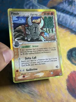 Pinsir 9/101 Delta Species Ex Dragon Frontiers Holo Rare Pokemon Card PL - Image 3
