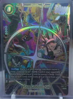 Son Gohan SH FB07-121 Super Alternate Art Wish For Shenron Dragon Ball Card Engl - Image 1
