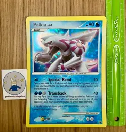 Pokemon Palkia Oversized Jumbo Cracked Ice Holo Card Diamond Pearl, pre-owned - Image 2