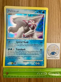 Pokemon Palkia Oversized Jumbo Cracked Ice Holo Card Diamond Pearl, pre-owned - Image 3