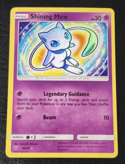 Pokemon TCG Shining Mew Holo Rare Card 40/73 Shining Legends NM-MINT - Image 1