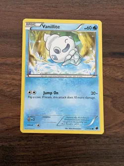 Vanillite 27/116 Common Plasma Freeze Pokemon Card NM - Image 1