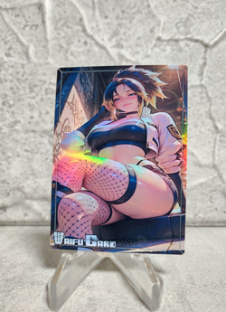Akali Trading Card Waifu Goddess Story Anime Girl holo Karte Manga Full Art - Image 1