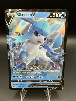 Glaceon V SWSH196 SWSH: Sword & Shield Promo Cards Holo - Image 1