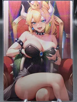 Bowsette Anime Waifu Card Doujin ACG Goddess Holo - Image 1