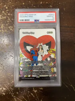 Magic The Gathering Spider-Man Artifact Wedding Ring #M0007 PSA GEM MINT 10 VHTF - Image 1
