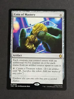 Coin of Mastery Commander Teenage Mutant Ninja Turtles MTG NM - Image 1