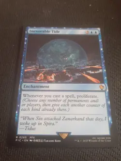 MTG ~ Inexorable Tide ~ FIN ~ NM - Image 1